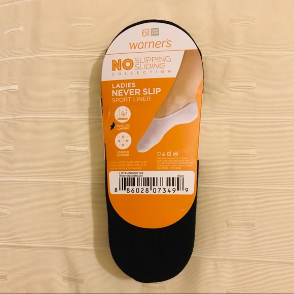 6Pk Warner’s No Slip Socks - Picture 5 of 7